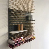 线架缝纫机线架放宝塔壁挂家用线圈架可放托线直通式 省空间放置