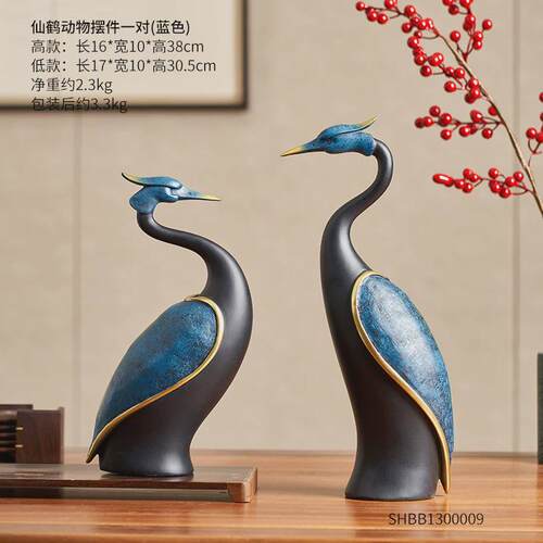 06YM新中式摆件家居电视柜客厅玄关酒柜博古架轻奢艺术装饰品
