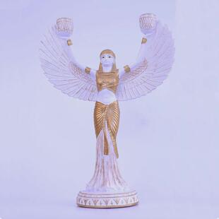 埃及女神伊希斯现代简约家居大厅装饰手工人物雕塑摆件工艺品