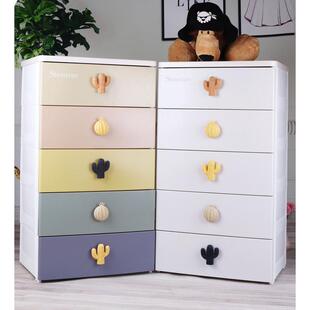 绣川加厚卧室抽屉式收纳柜塑料儿童储物宝宝衣柜玩具盒整理箱大方