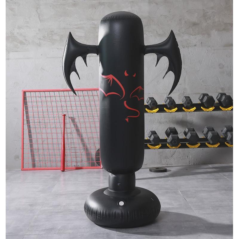 新款动物款充气拳击柱儿童成人健身减压打击柱卡通不倒翁沙袋pvc