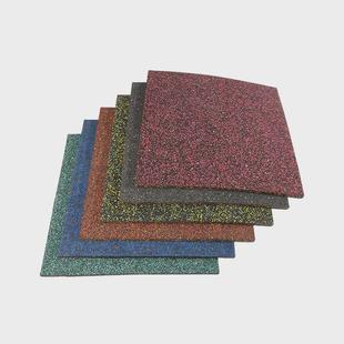 锁扣卡扣地垫健身房减震垫健身地垫公园幼儿园户外橡胶地垫保护垫