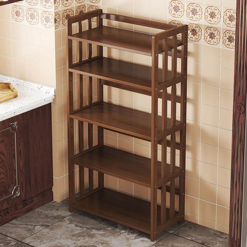 厨房置物架多层落地微波炉烤箱架子实木竹锅具整理柜收纳储物架,厨房/烹饪用具,厨房置物架/置物柜/角架,淘宝优惠券,粉丝福利购,淘宝优惠卷