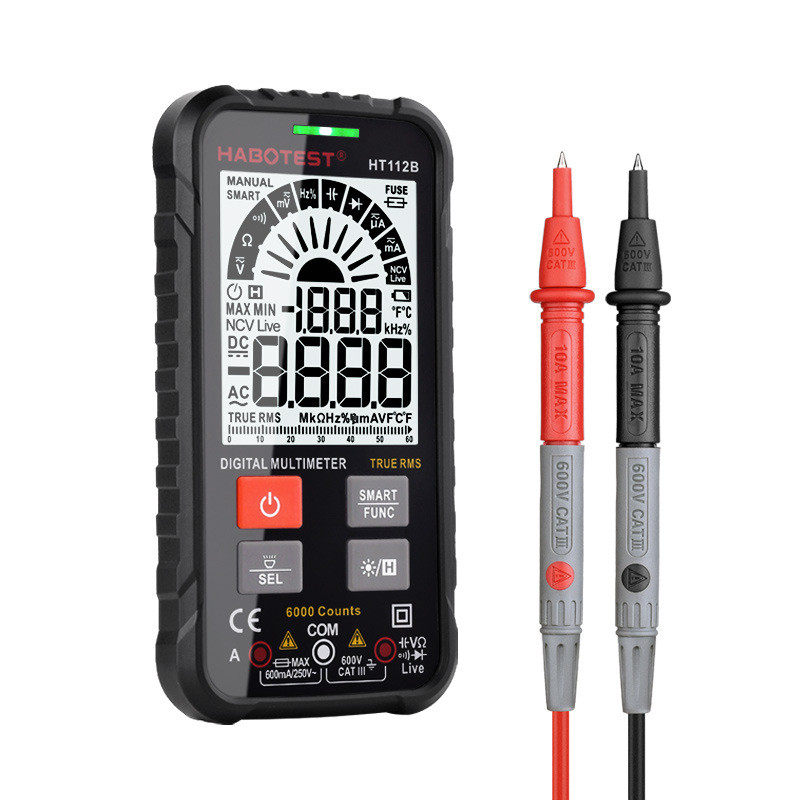 HT112B大屏智能万用表数字全自动无需换挡高精度多功能傻瓜表