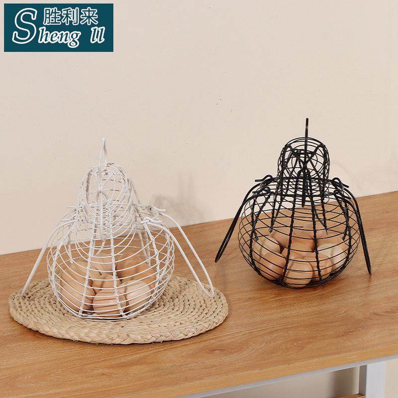 鸡蛋收纳篮鸡蛋笼水果鸡蛋容器摆件家用收纳储物容器厨房镂空篮,收纳整理,橱柜收纳筐,淘宝优惠券,粉丝福利购,淘宝优惠卷