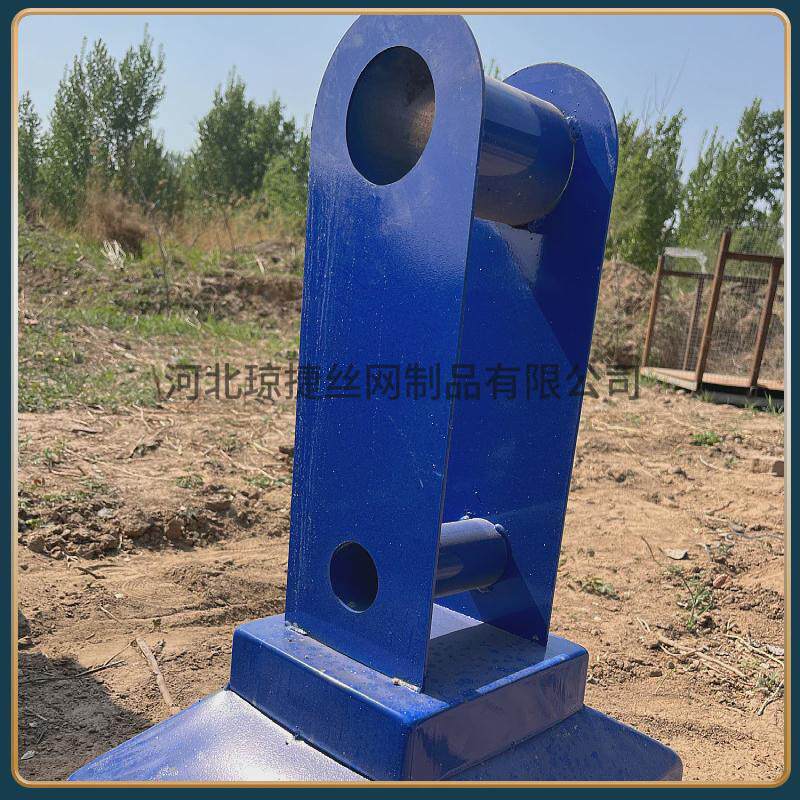 复合管不锈钢机非隔离护栏蓝色加工定制规格道路隔离栏机非护栏厂图片