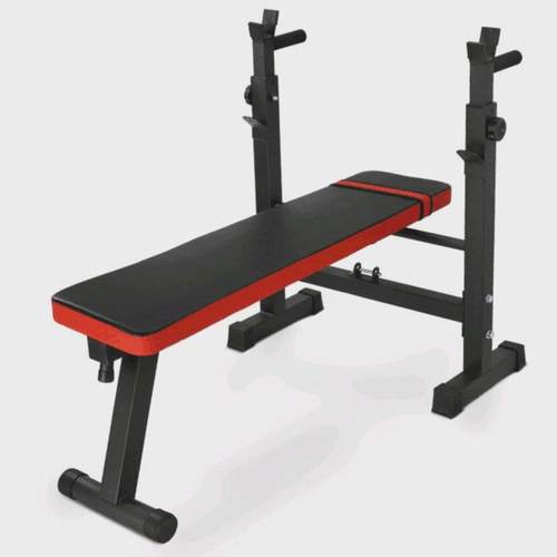 家用卧推架举重床套装多功能可调节杠铃架健身折叠哑铃凳组合