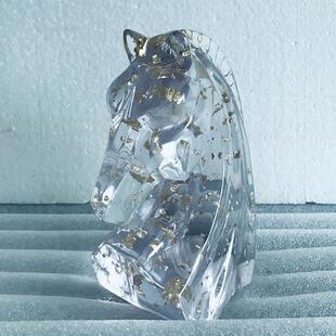 树脂工艺品摆件创意树脂工艺品客厅办公室电视柜马头装饰摆件树