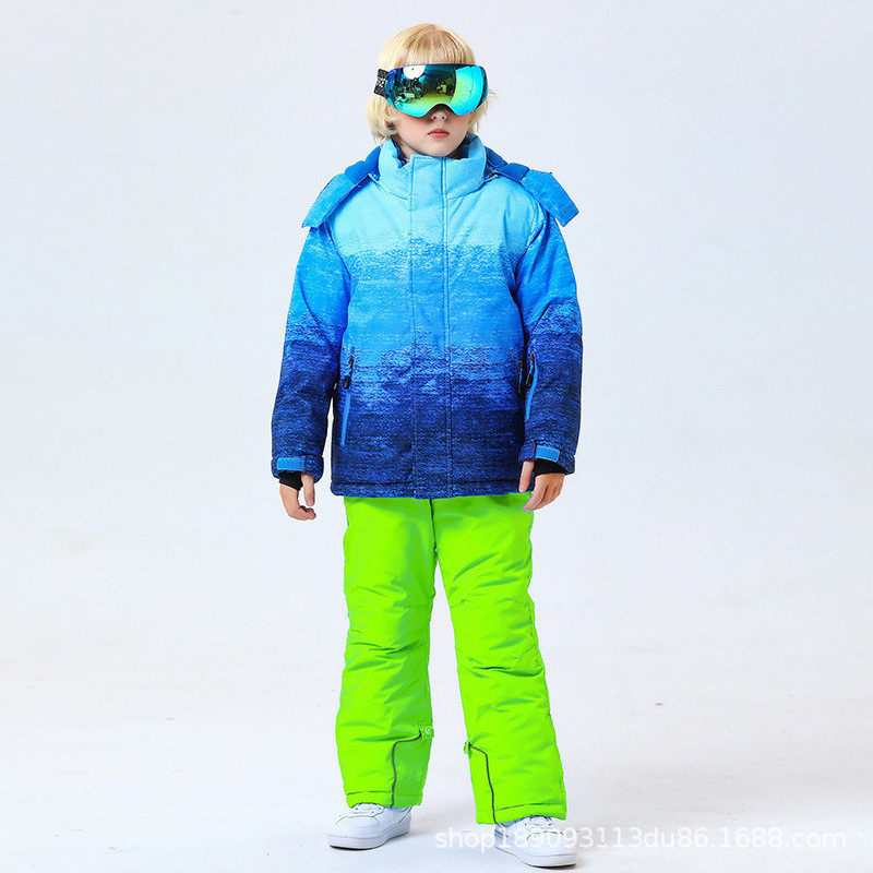 2024新款儿童滑雪服男女童滑雪中大童东北雪乡旅游小专业套装全套