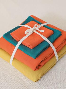 ki9sins床上用品风格白色床单四件套酒店宾馆纯白民宿宿舍被套三