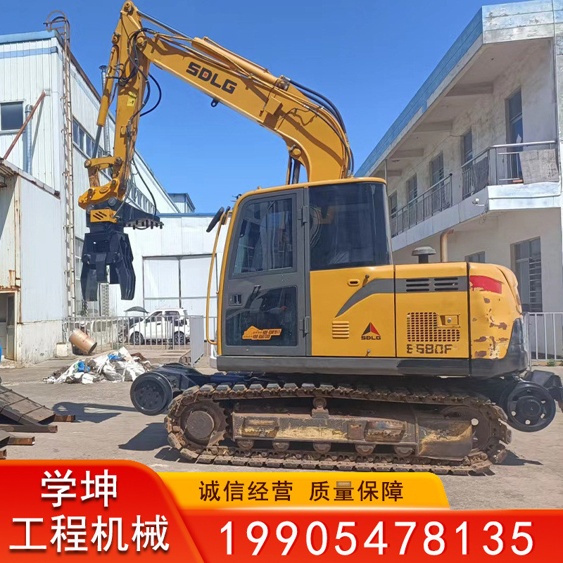新款改装稳定挖机底盘速度快液压系统铁路刹车安全可靠枕木机