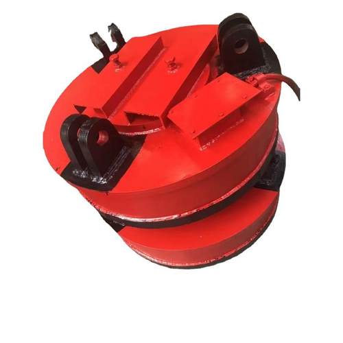 定制龙门吊电磁吸盘强磁配件圆形电磁吸盘废钢无触点吊装吸盘