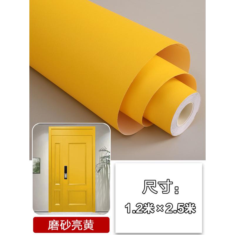 防盗门贴纸入户门改色自粘黑色遮丑改造装饰翻新贴膜整张木门加厚