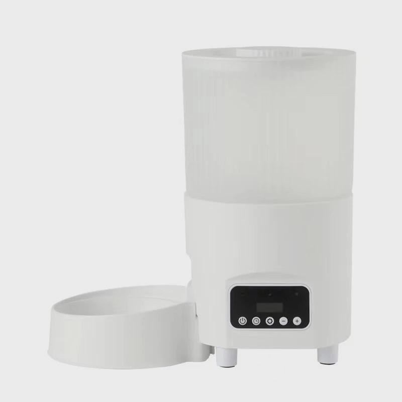 跨境猫咪自动喂食器饮水机3L大容量智能喂食米桶密封狗食盆宠物碗