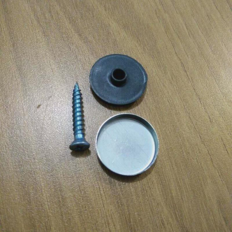 银色广告镜钉固定玻璃装饰螺丝孔广告牌五金支撑遮丑盖帽