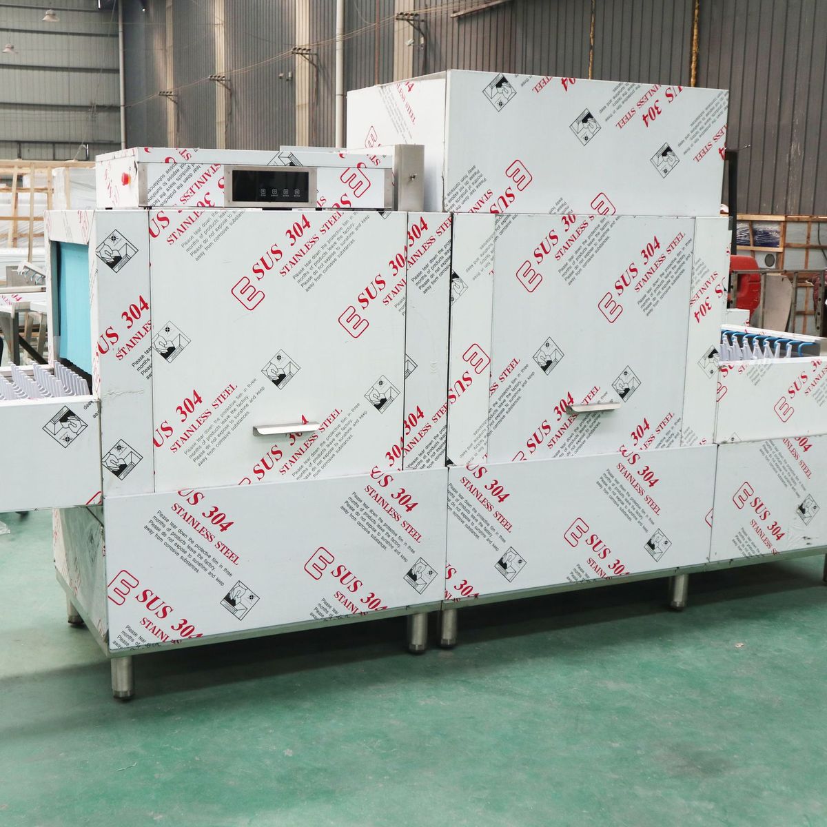 定制长龙企业洗碗机酒店学校食堂式食堂智能烘干全自动洗碗机