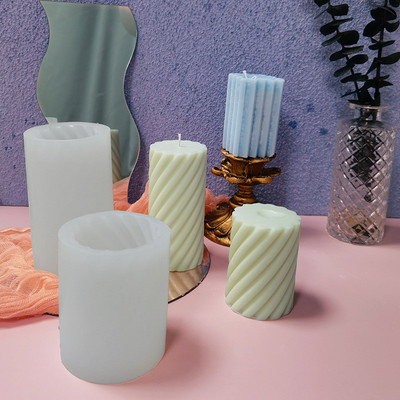 定制螺旋拉菲香薰蜡烛无烟香氛蜡烛拉贝圆柱加工定制香薰蜡烛灌蜡