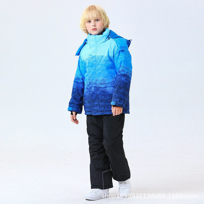 2024新款儿童滑雪服男女童小中大童全套雪乡旅游滑雪专业套装东北