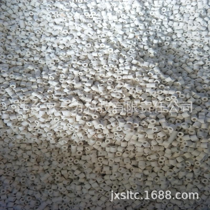 拉西环填料陶瓷拉西环工业瓷环散堆填料废气洗涤塔塔填料