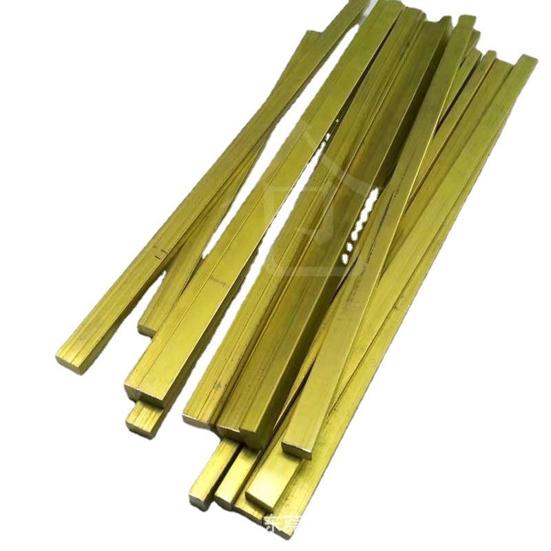 厂家h59h62黄铜棒8*8*2500黄铜条四方铜棒切割黄铜棒加工六角