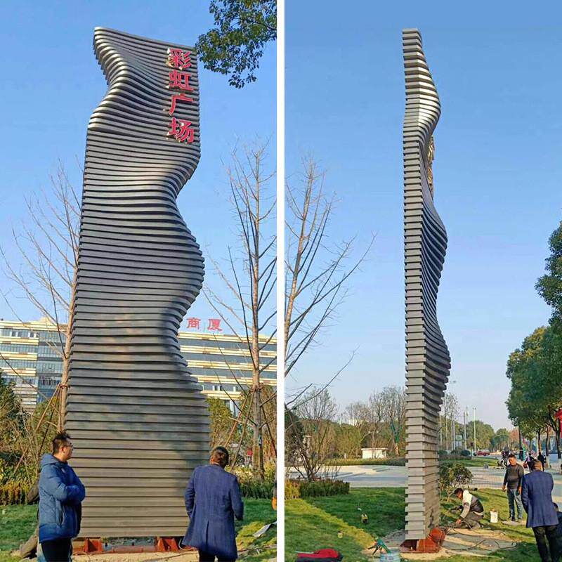 厂家不锈钢指示牌引路导向牌大型户外不锈钢导视牌广告牌指示牌