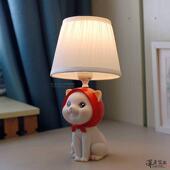 卡通可爱小猫台灯猫咪小夜灯女孩女生公主少女儿童房间卧室床头灯