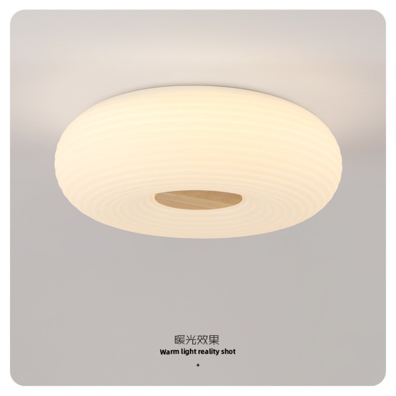 日式复古侘寂卧室书房柿子吸顶灯中古风榻榻米客厅阳台儿童房主灯