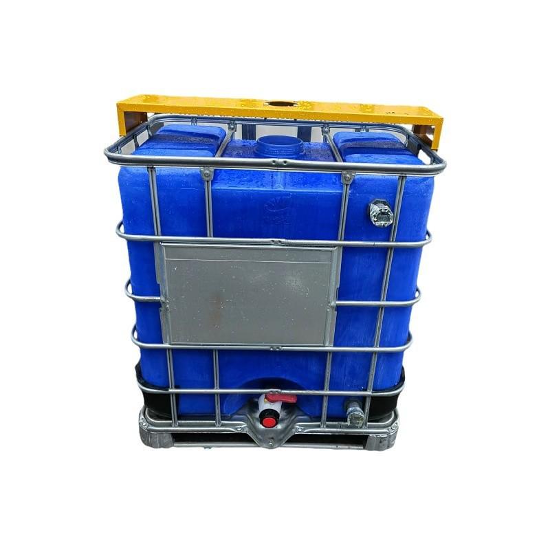 全新吨桶1吨塑料桶双口搅拌桶ibc带铁架吨桶运输1吨液体化工桶