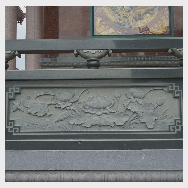 惠安石雕石栏杆供应天然厂家花岗岩石青石栏杆护栏围栏浮雕装饰