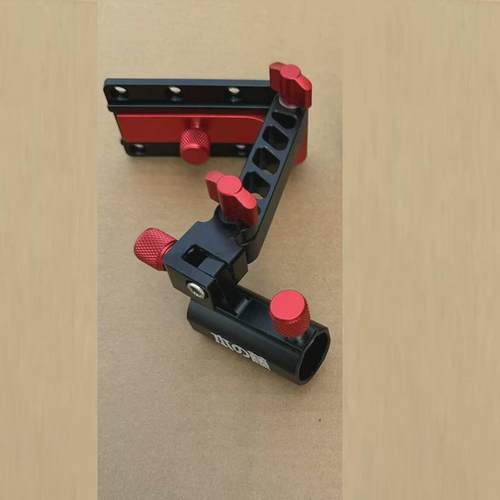 钓箱用拐角炮台大钓箱配件炮台架左右手旋转大物支架座铝镁合金物