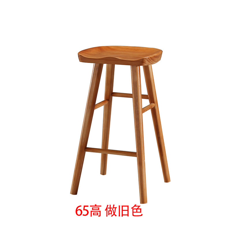 北欧吧台椅现代简约吧椅吧凳酒吧椅实木家用椅子厂家高转椅直供