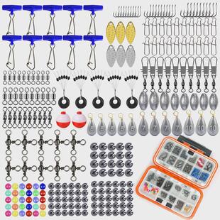 六猫 鱼钩德州钓组海钓矶钓套盒钓鱼476g配件盒 254件路亚配件套装