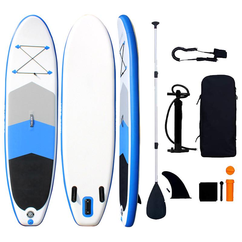 厂家直销sup水上桨板户外水上竞速救生援uv打印划水板充气冲浪板