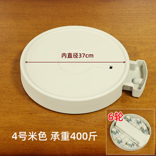 花盆底座托盘大号隐形滑轮底托带轮加厚塑料盘接水万向轮移动花盘