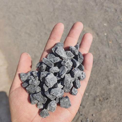 黑色鹅卵石枯山水造景深灰色黑色砾石水洗石庭院装饰黑色碎石子