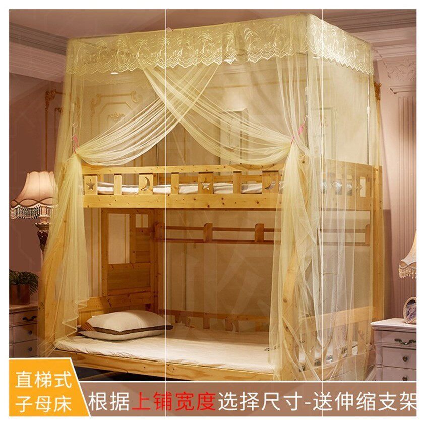 td61。双架床上下床蚊帐安装文丈男孩梯柜!.梯层上架床梯形两层i