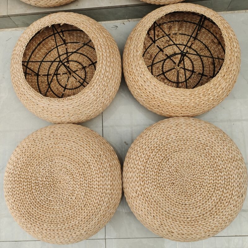 坐垫坐墩蒲团田园禅草墩打坐垫手工编织加厚修榻榻米飘窗瑜伽