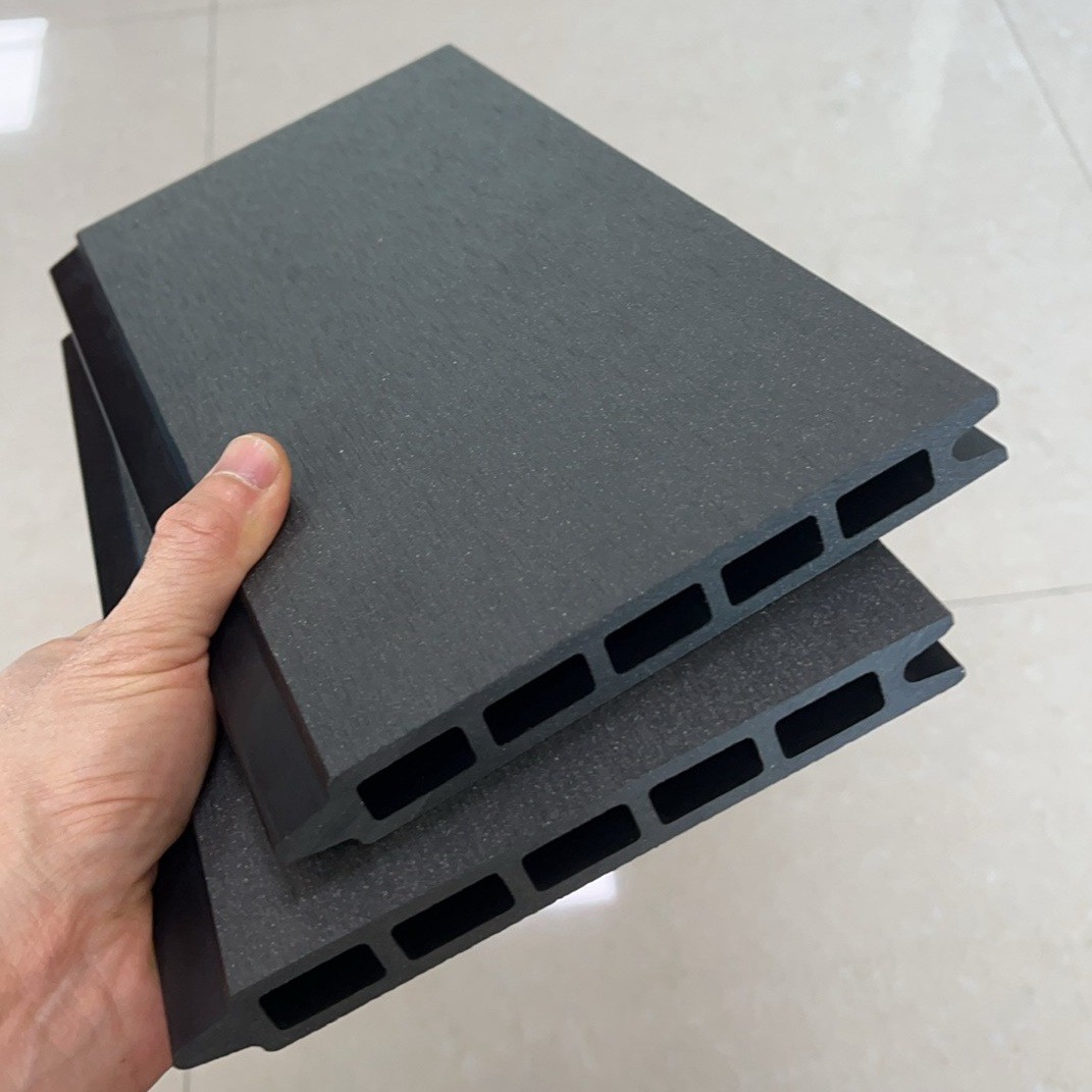 定制户外塑围栏板庭院花园木塑围栏栅栏板室外绿化带护栏塑木木板