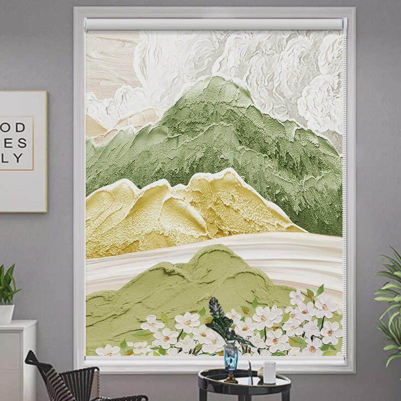 现代简约北欧免打孔卷帘卧室客厅布遮阳帘防晒遮光隔热升降卫生间,居家布艺,成品窗帘,淘宝优惠券,粉丝福利购,淘宝优惠卷