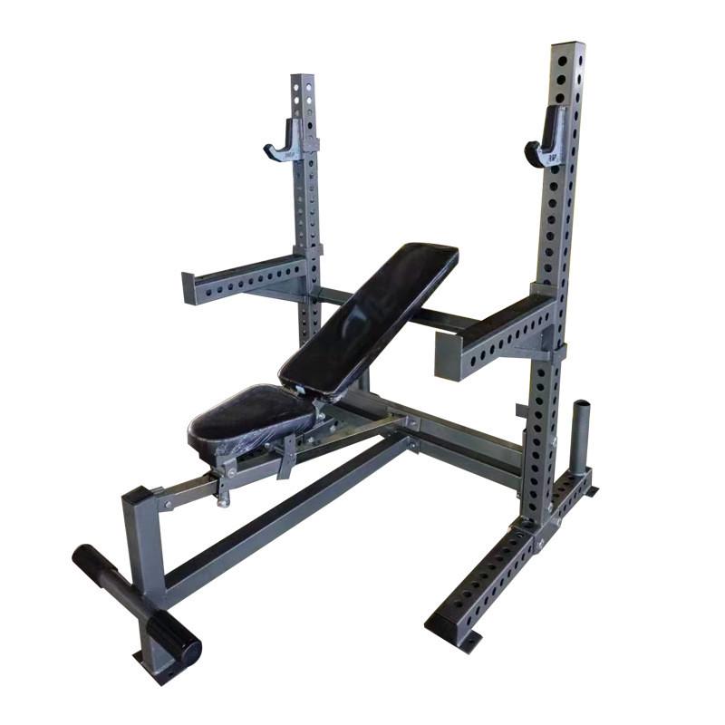 平板卧推架商用健身器材床杠铃架深蹲架杠铃套装家用多功能举重