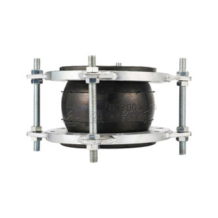 dn800端面全密封橡胶膨胀节可曲挠连接软橡胶翻边限位橡胶软接头