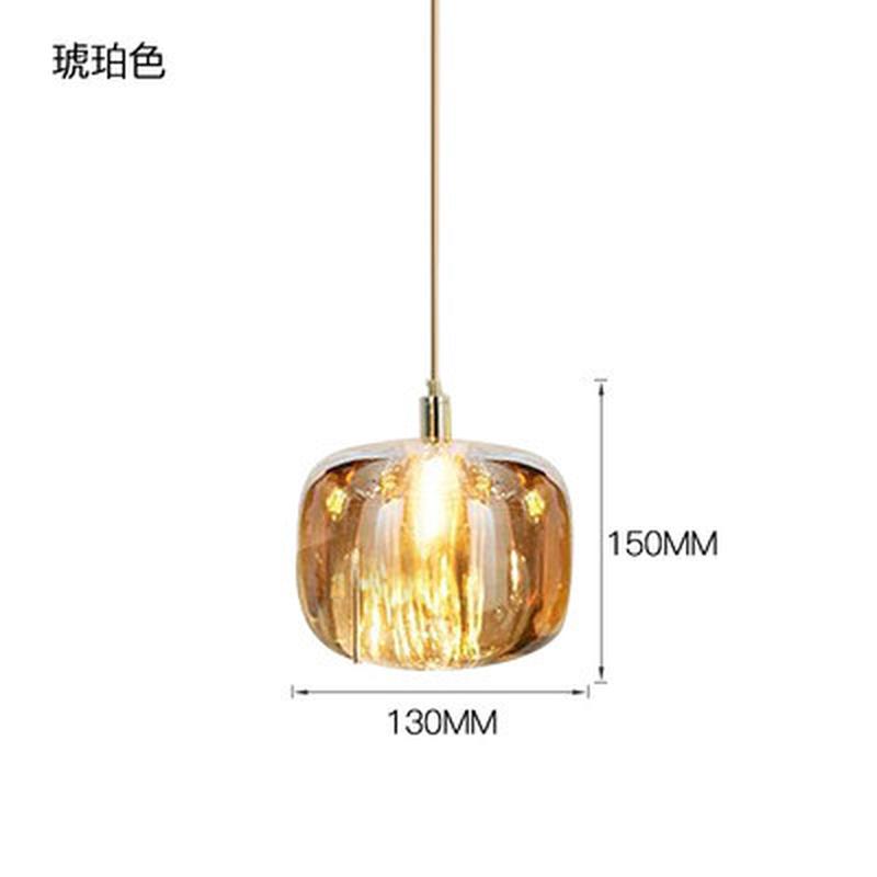 后现代创意餐厅灯吊灯设计师简约水晶个性三头楼梯间卧室床头吊灯