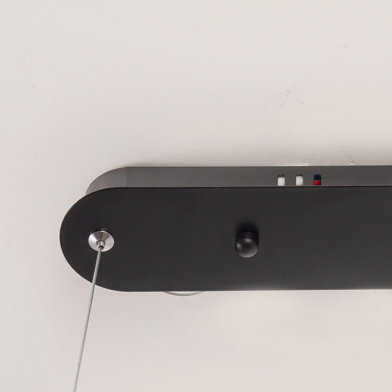 定制长条一字餐厅吊灯极简高亮深度防眩书桌吧台茶室办公桌吊灯