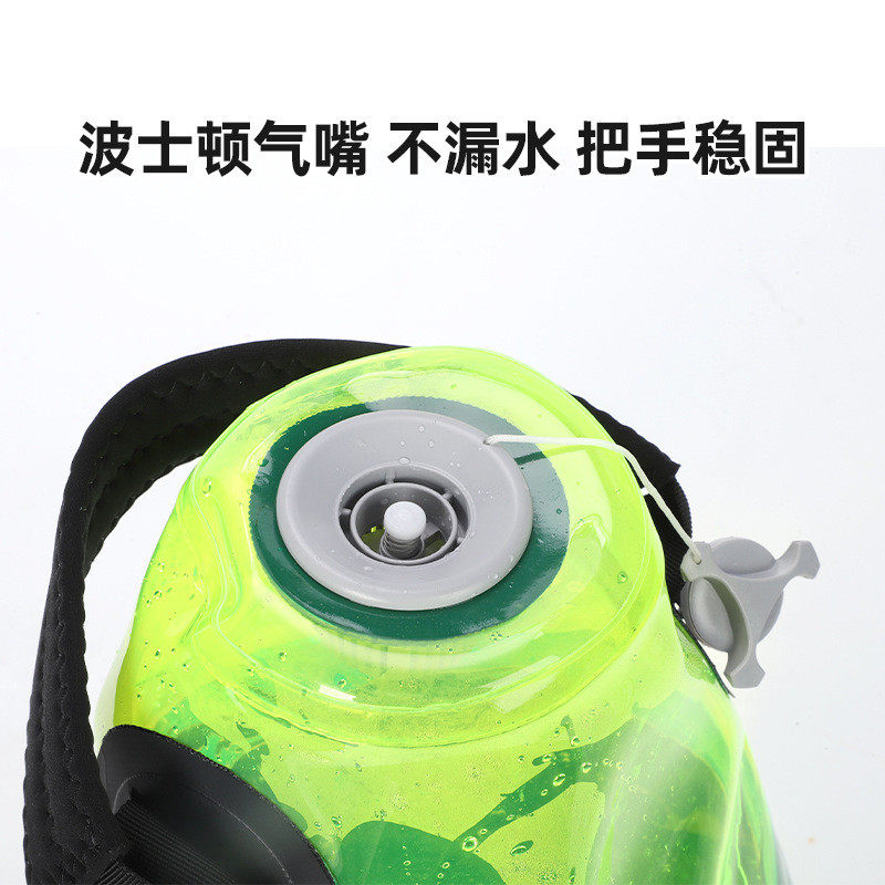 热销负重健身水袋充气注水配重壶铃运动哑铃单手可提塑料把手小壶