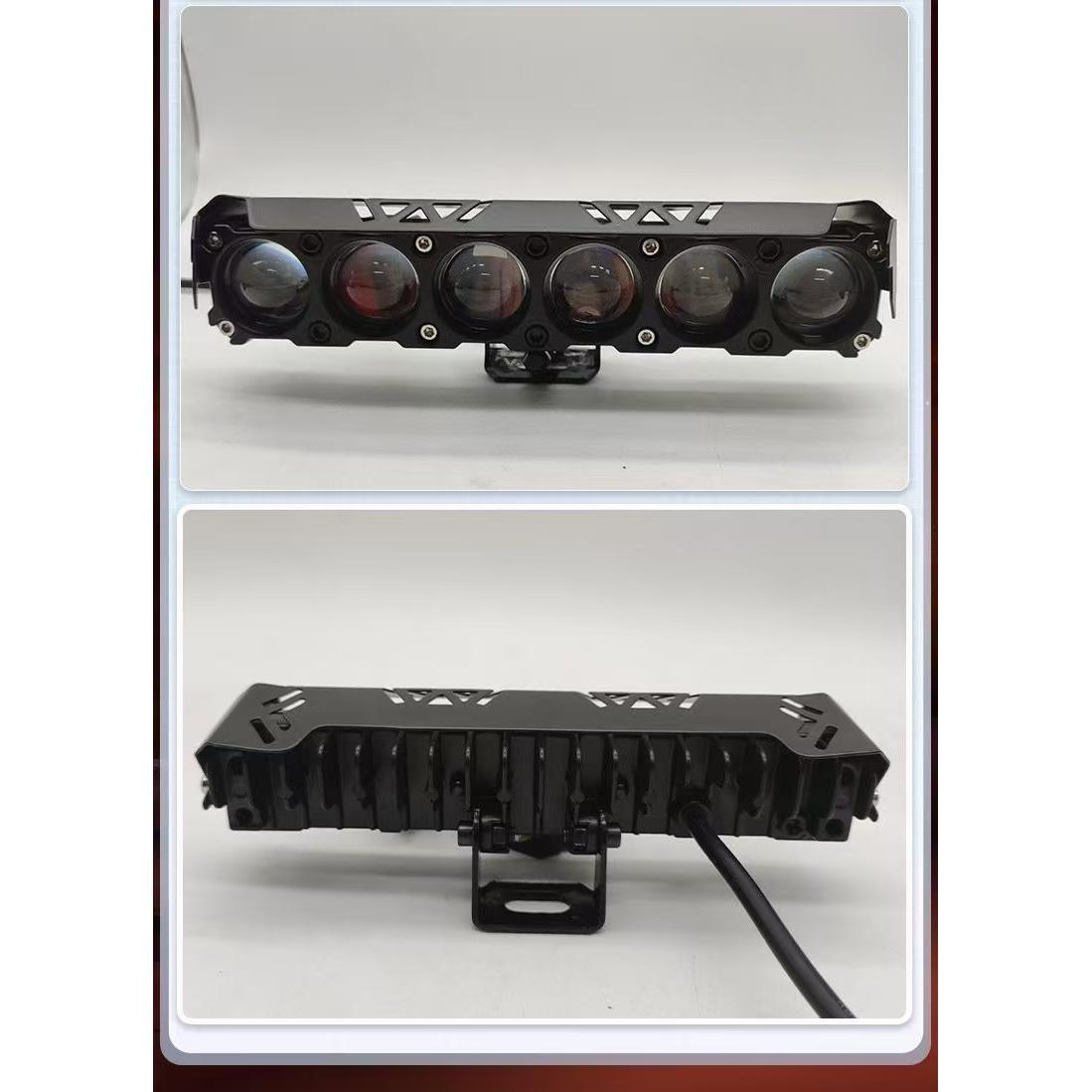 电动车灯强光摩托车LED大灯超亮三轮车改装外置 12V60V流氓灯射灯