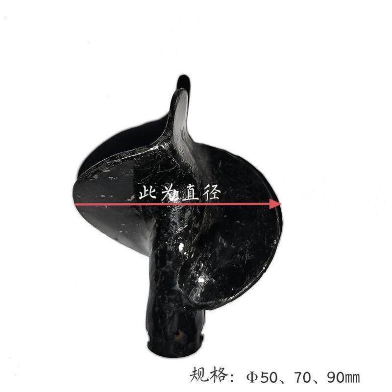 管道疏通机配件22/16/30螺旋刀头疏通下水道工具油污管道疏通