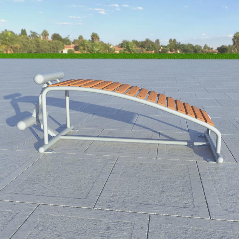 户外小区健身路径板腹肌组合套装社区公园仰卧起坐体育健身器材