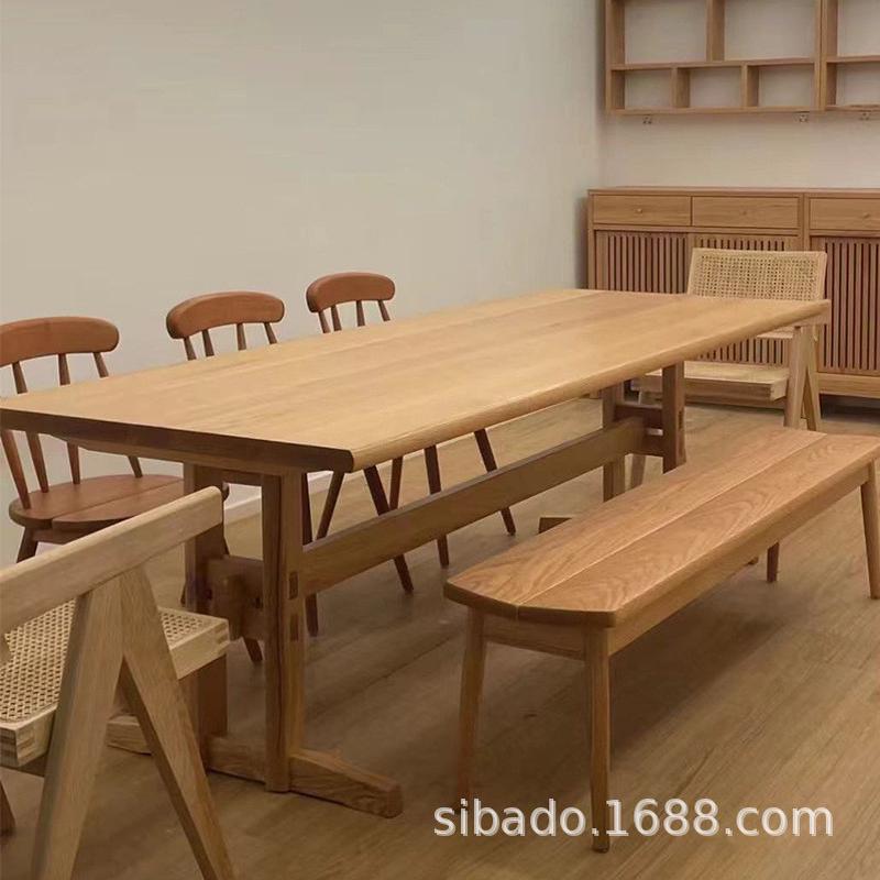 北美红面实木板升降桌面板定制餐桌面书桌橡木吧台板窗台板原木板