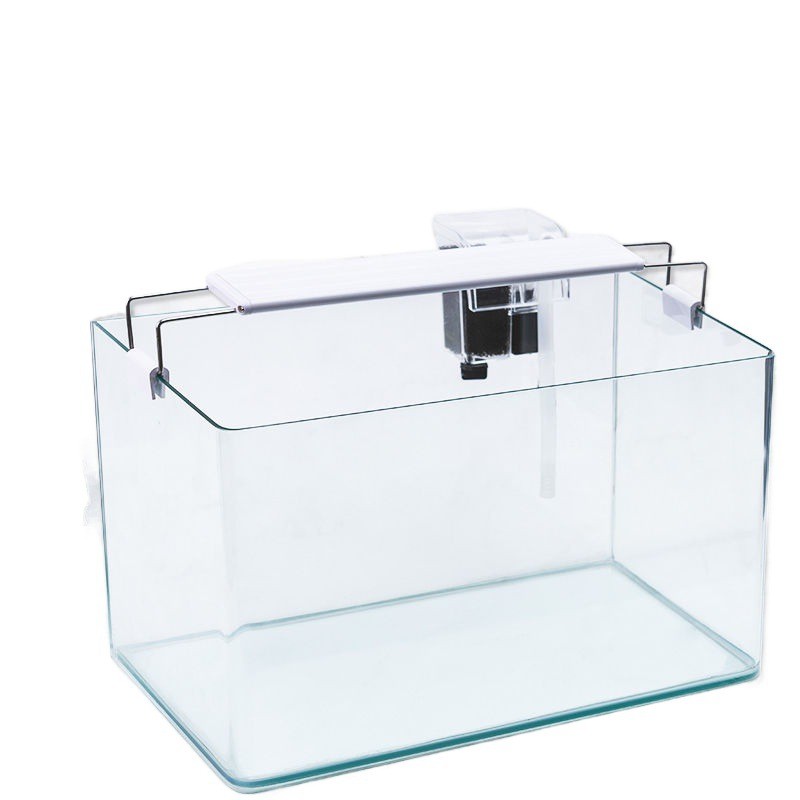 透明热弯乌龟缸玻璃金鱼缸长方形中小型办公桌水族箱家用造景鱼缸