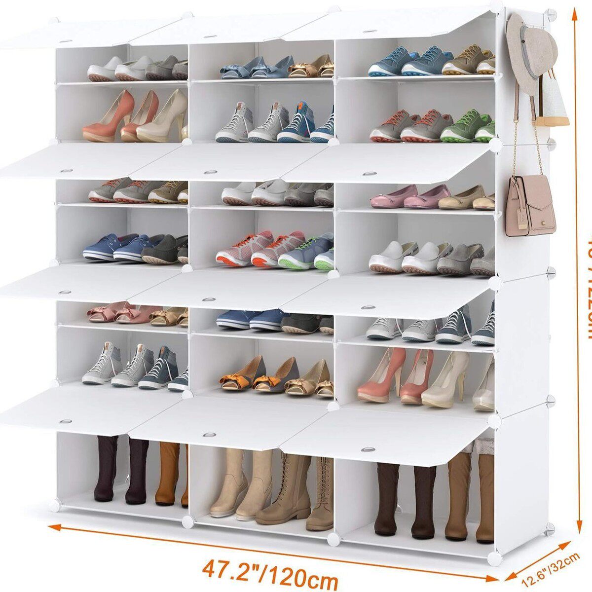 大容量塑料鞋柜防尘防水收纳简易厂家直销欧美风简约鞋柜鞋盒